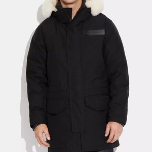 Coach 3 in 1 Shearling Parka Black Men’s